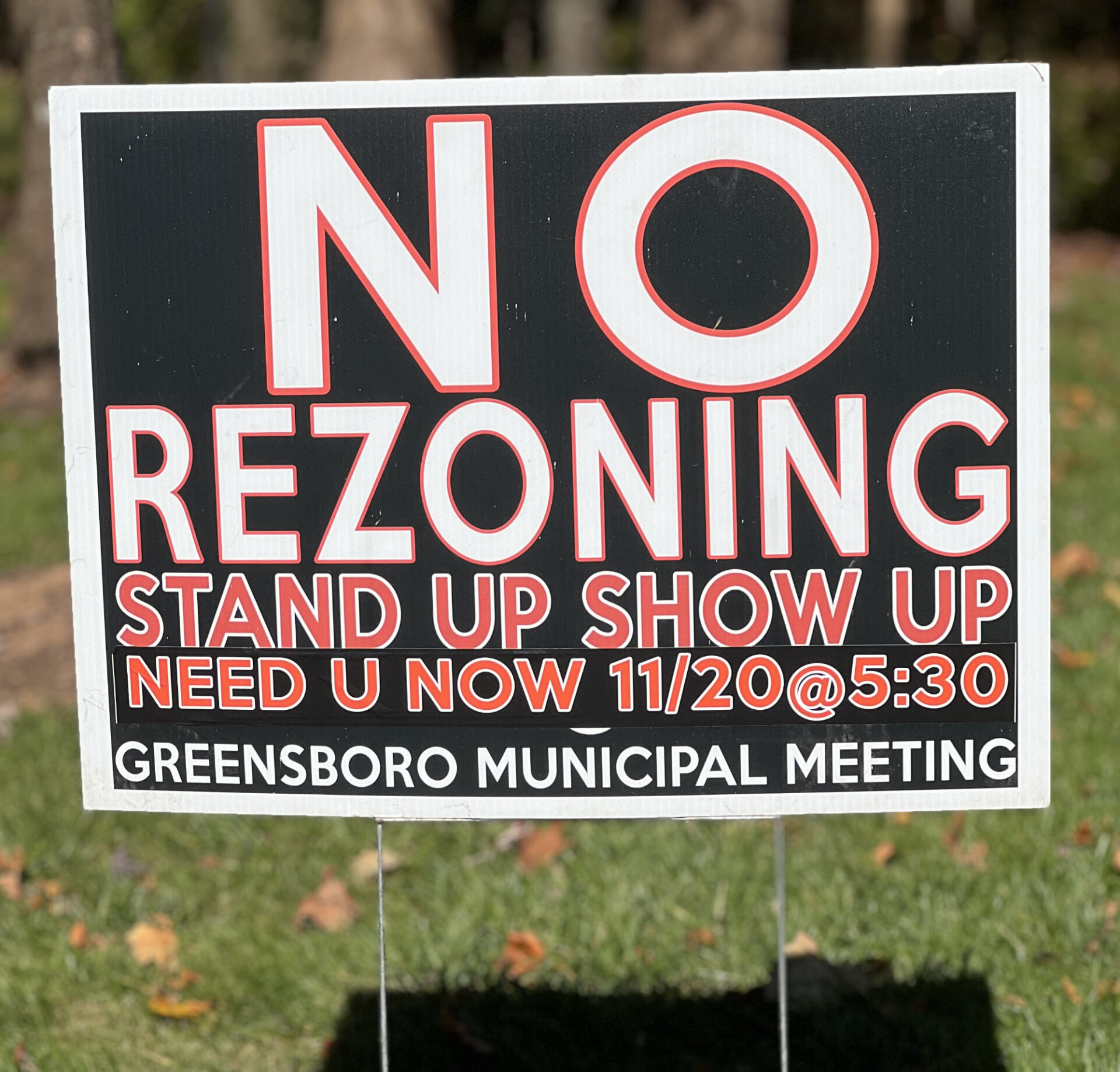 Local Leaders in Speaking to The Greensboro Planning and Zoning Commission